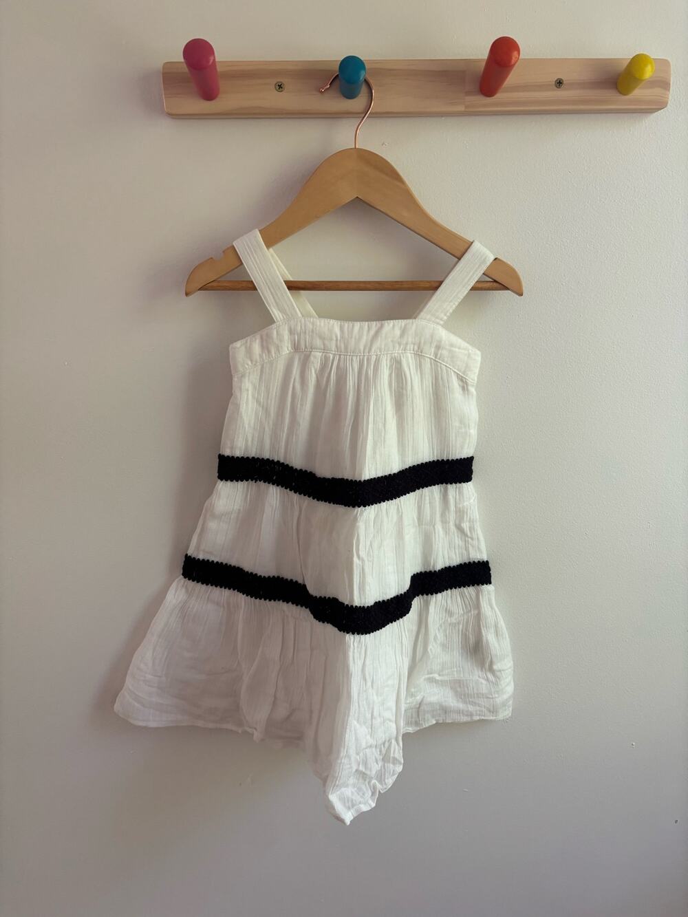 Janie and Jack 100% Cotton Dress White 2T